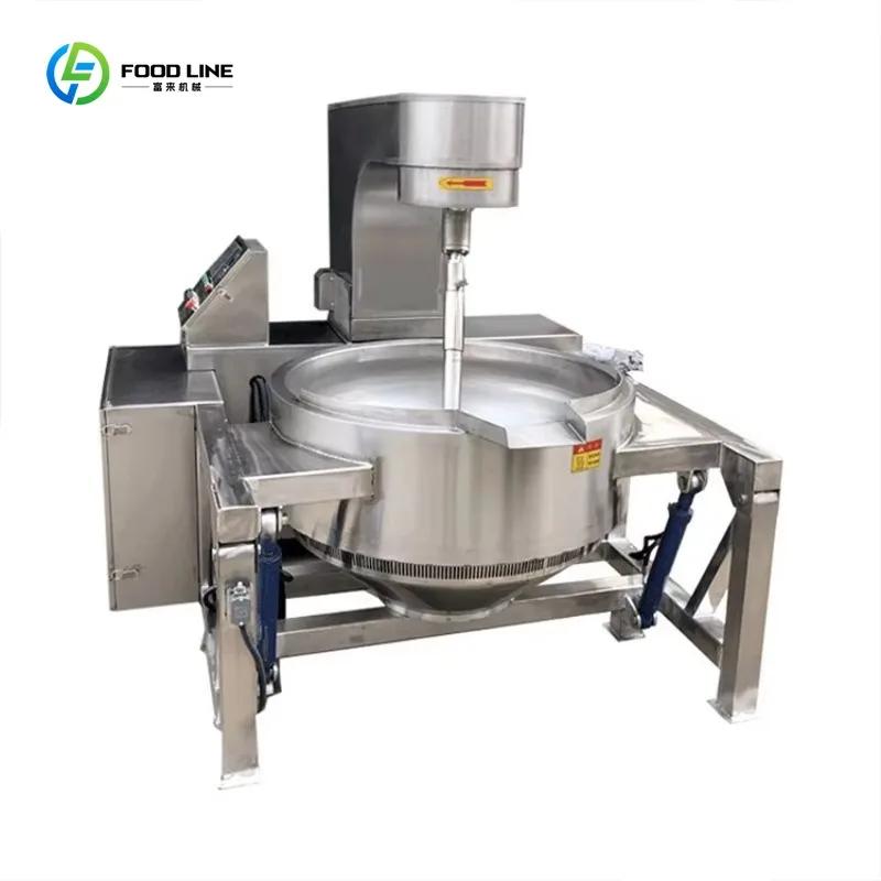 Custom Factory Direct Sale Automatic Electric Jam Mixing Machine Fruit Jam Making Equipment from China Factory