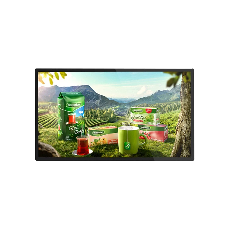 Elevador pendurado lcd player de vídeo hd tela de publicidade eletrônica 65 polegadas sinalização digital media player
