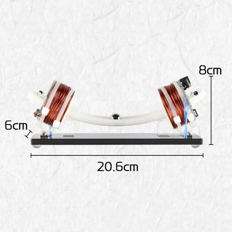 Arc Ball Swing Kinetic Model 3D Printed Gravity Science Desktop Display DC12V Low Power Creative Desk Ornament