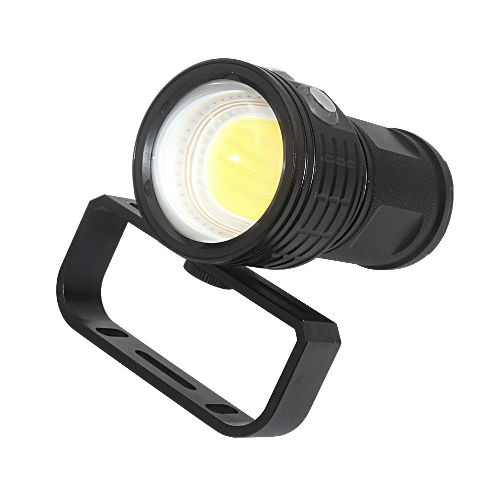 Professional ดําน้ําถ่ายภาพไฟฉาย Handle Mount Scuba Flash Light U-Type Handle Mount