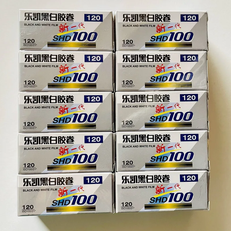 LUCKY 120 فيلم أبيض وأسود SHD100 ISO 100 التعرض لكاميرا Kodak Fujifilm (تاريخ انتهاء الصلاحية: 2026) ﻿