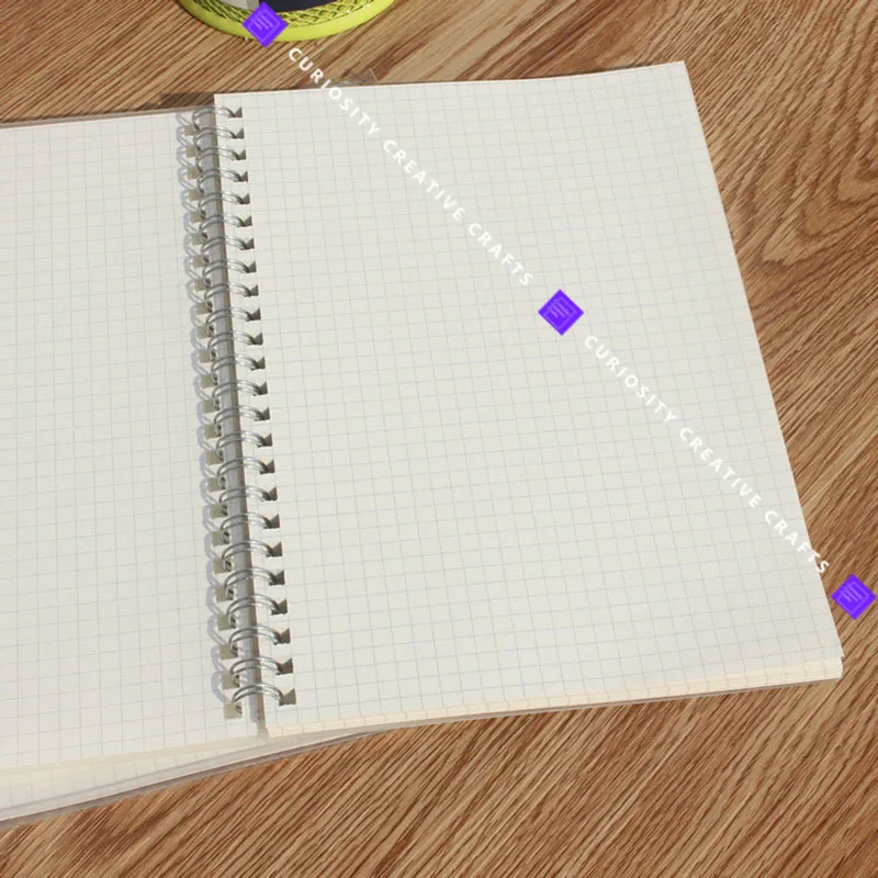 A4 Simple Grid Notebook IMPROVE YOUR PRODUCTIVITY Office School Notepad Creative Drawing Graffiti Book Daily Memo ENTJ INTJ Gift