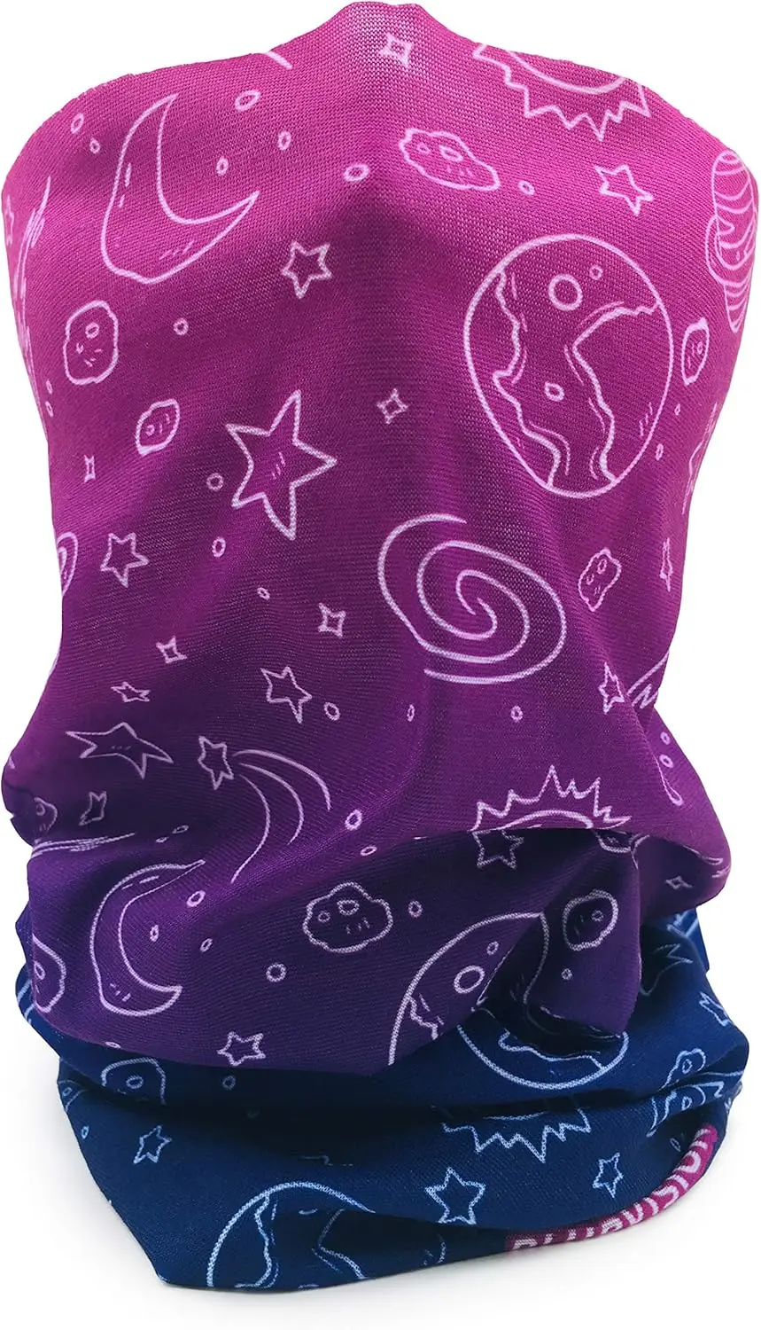 Maschera per il viso Bandana Buff senza cuciture, stile leggero multiuso e protezione per fasce da corsa per motociclisti, ciclismo