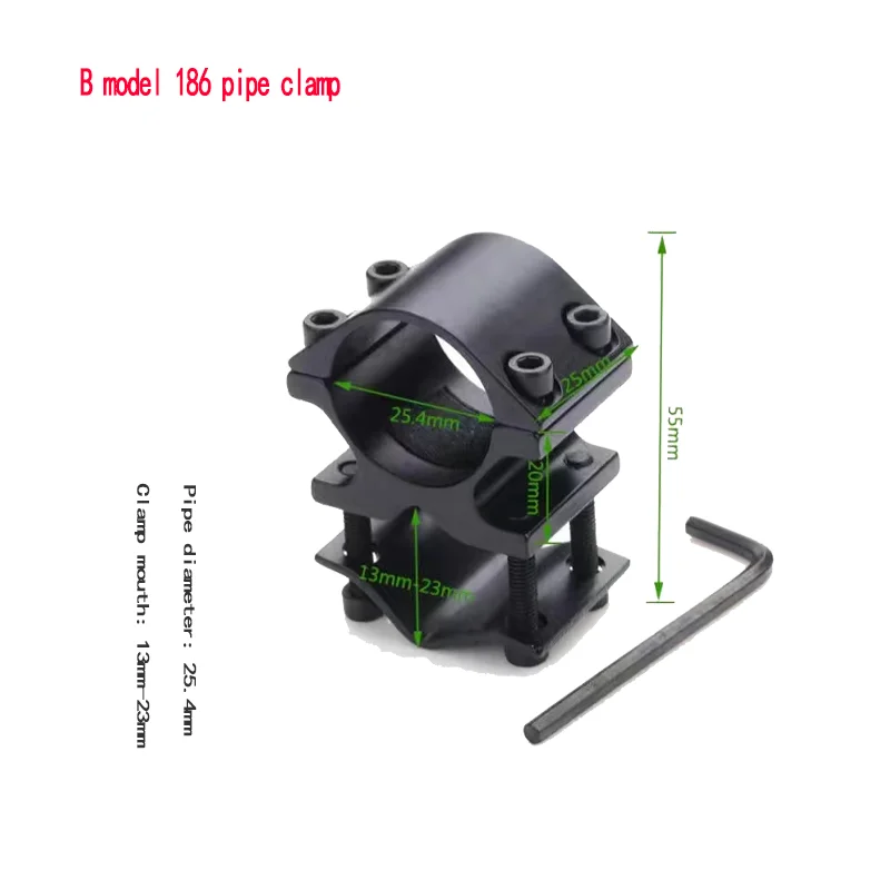 Perlengkapan adaptor multifungsi penjepit kupu-kupu penjepit kursi tabung diameter m4 AR15 Aksesori senapan diameter penjepit kursi tabung penjepit