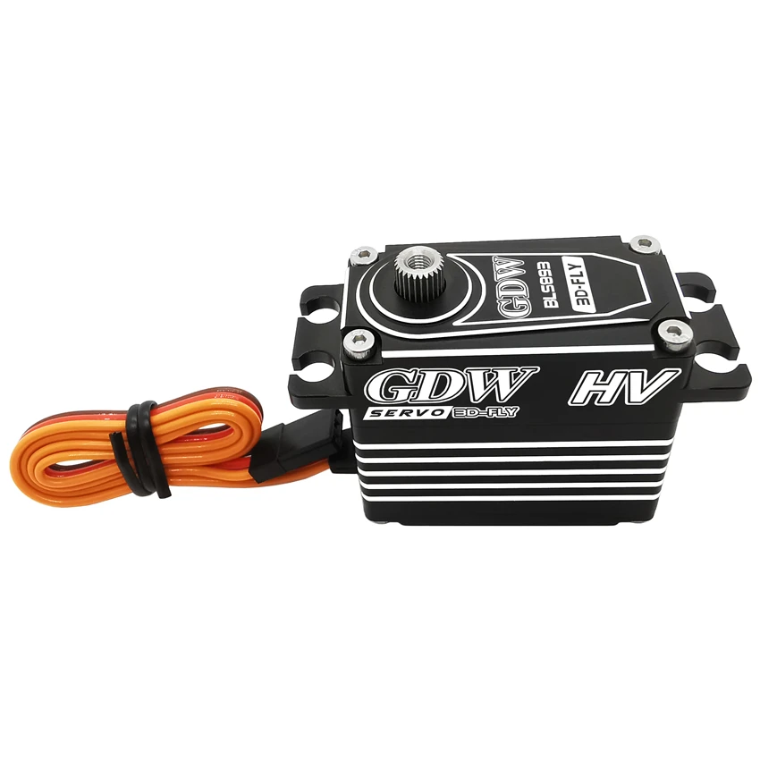 

GDW BLS893 BLS893HV 36KG Metal Steering Gear 38kg Maximum Torque Large Fixed Wing Vehicle Model Robot Steering Gear