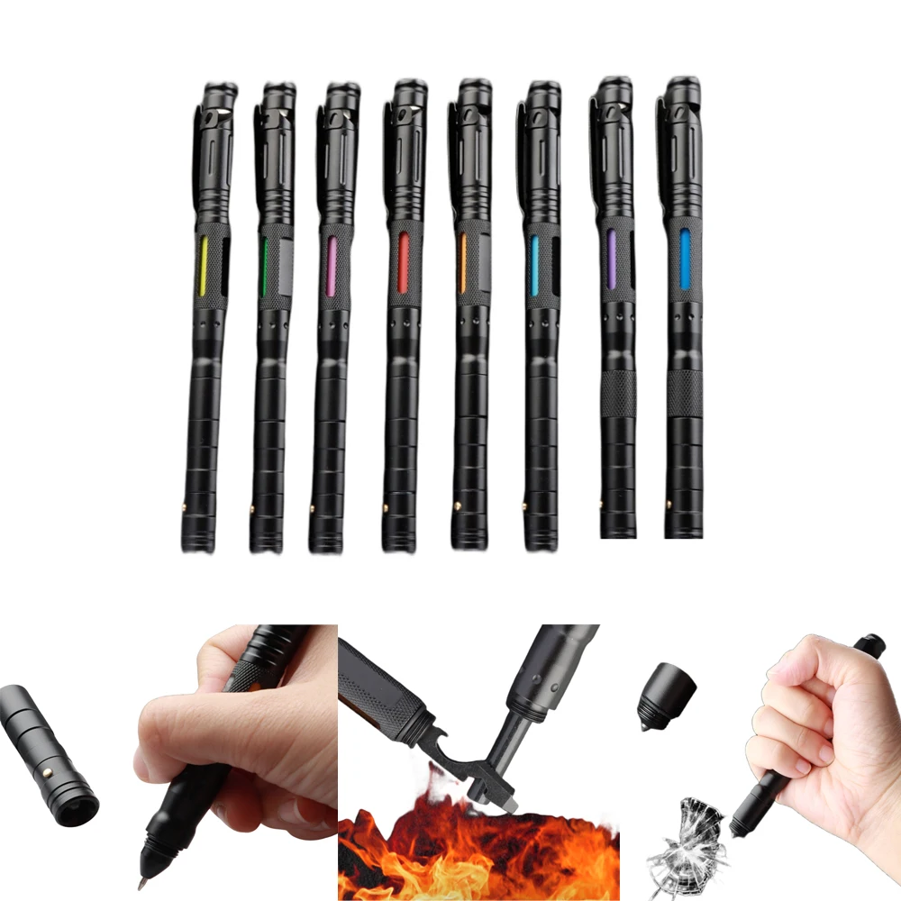 Portable Self Defense Tactical Pen Emergency Glass Breaker Emergency Glass Breaker Outdoor Sports Camping Self-defense Supplies