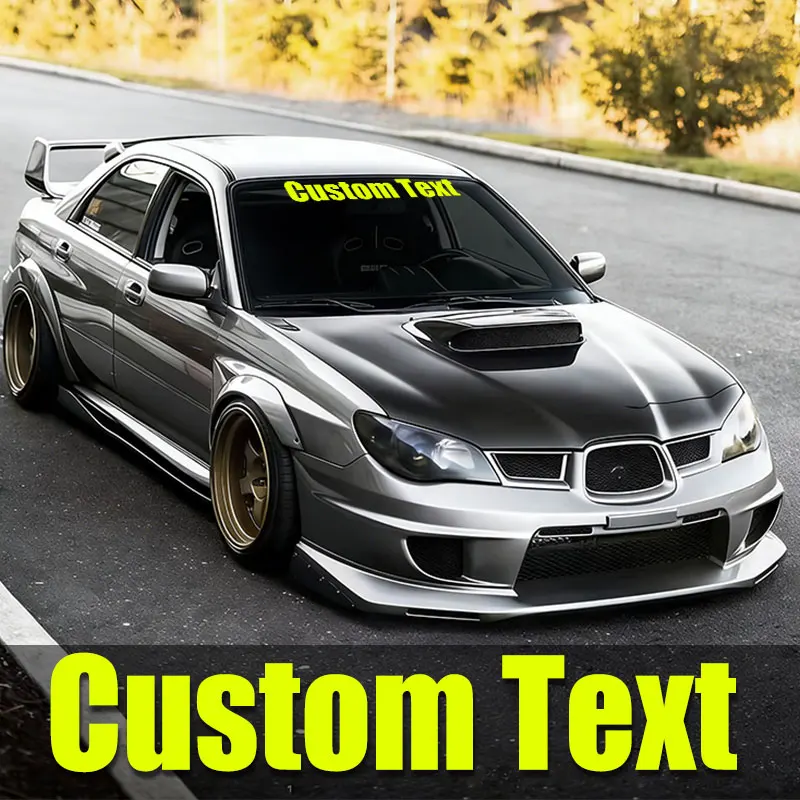 

1 шт. персонализированные автомобильные наклейки с индивидуальным текстом, водонепроницаемые, для тюнинга, DIY, для лобового стекла, заднего окна, кузова грузовика, виниловые наклейки