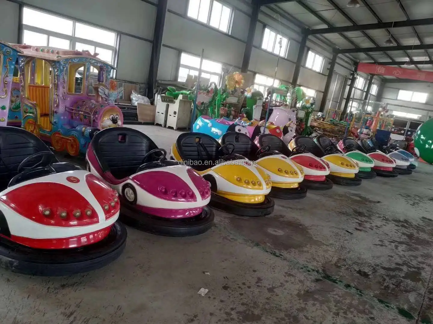 wholesale amusement park electric battery operated bumper cars for kids