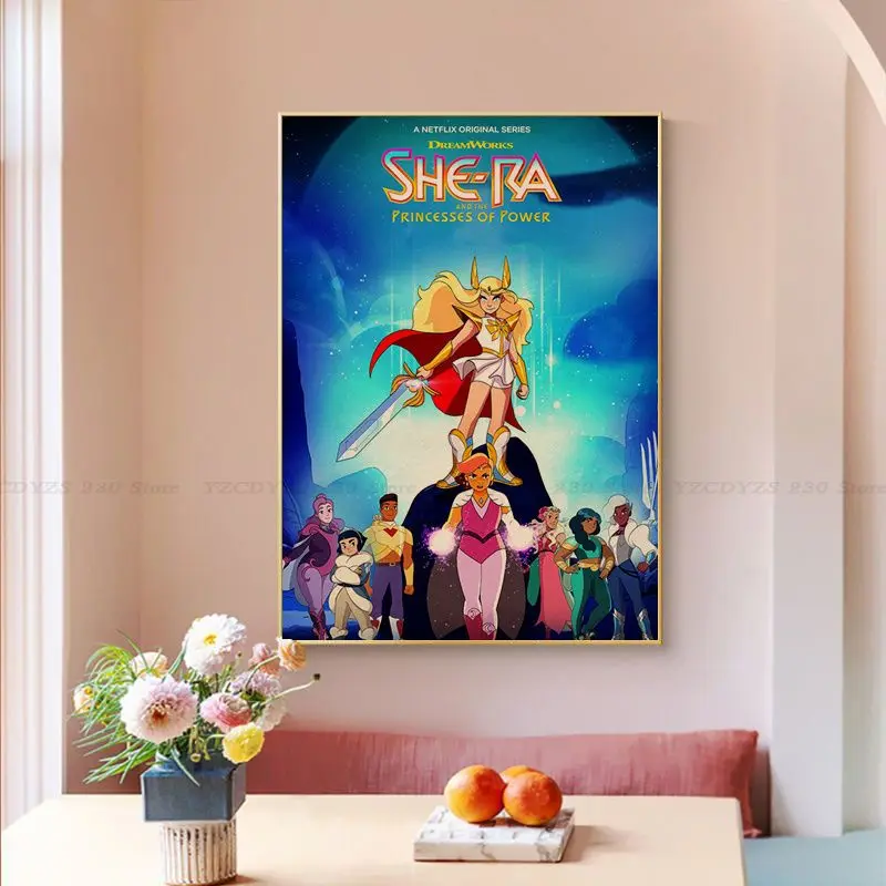 She Ra and The Princesses of Power Movie Posters Vintage Room Home Bar Cafe Decor Room Wall Decor