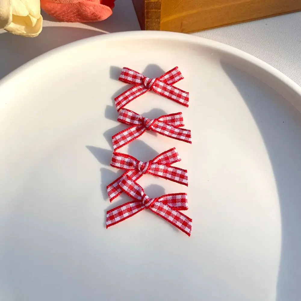 10 forcine per capelli in cotone con fiocco, decorazione, piccole clip per parrucca fai da te, decorazione, mini accessori per forcina carini, copricapo