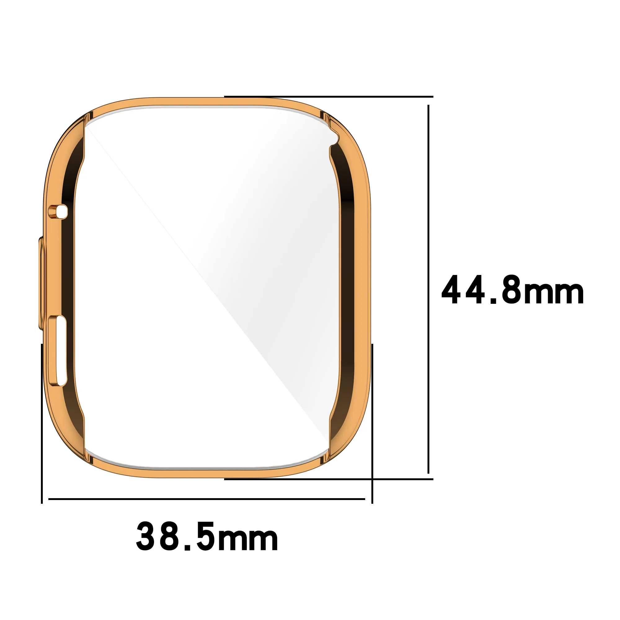 Funda de silicona suave para reloj inteligente Redmi 3, Protector de pantalla envolvente de TPU, cubierta de parachoques para Redmi band 3 Active