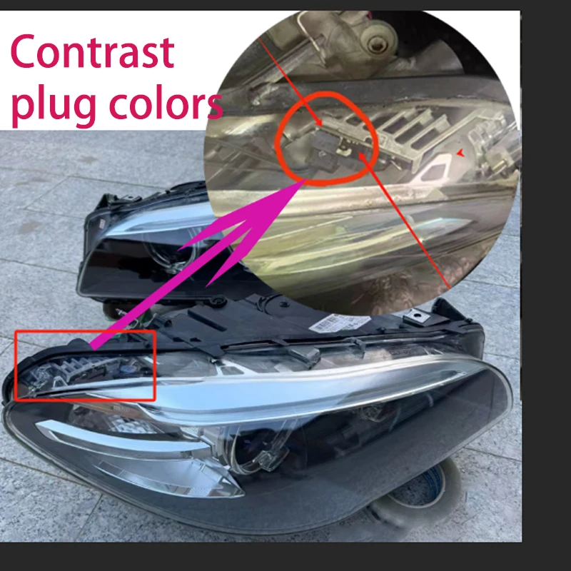 رقاقة السيارة لوحة دليل الضوء لسيارات BMW 5 سلسلة الضوء الأبيض F10 F18 رقاقة عين الملاك 11-2017 ضوء الحاجب البيج التوصيل نسخة الصابورة