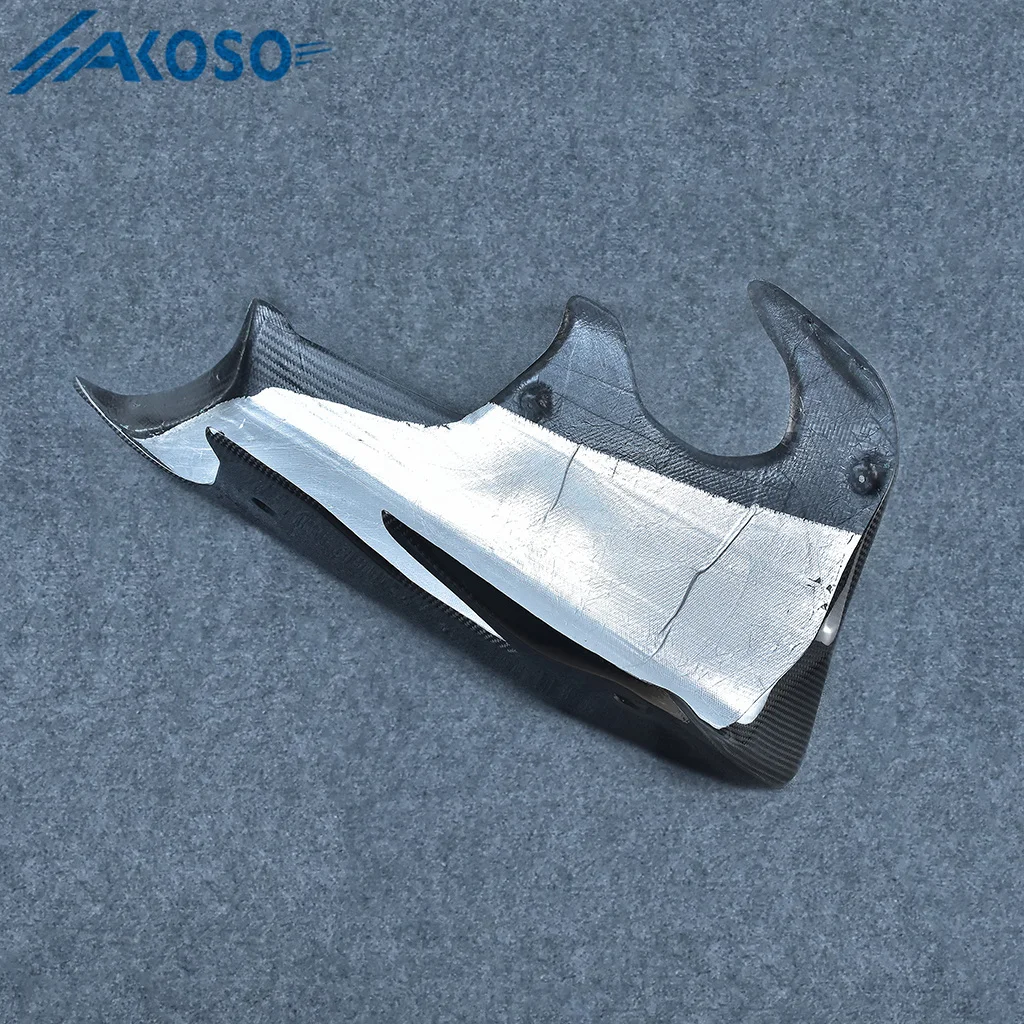 

AKOSO Full 3K Dry Carbon Fiber Motorcycle Lower Belly Pan Panel Cowls Fairing Kits for Kawasaki Ninja H2 H2R 2015-2026