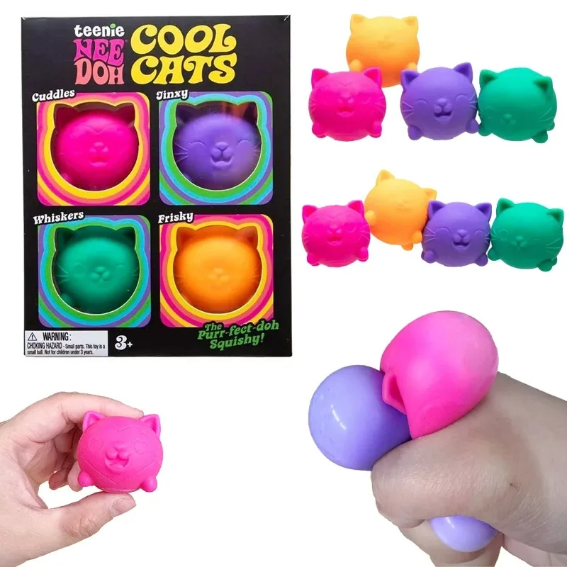 Needoh 4 jouets photosensibles, adaptés aux personnes ayant un déficit d'attention et un autisme, peuvent également être utilisés comme cadeaux.