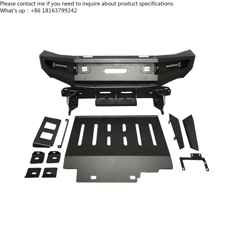 

Direct Factory Auto Accessories 4x4 Ranger Heavy Steel Front Bumper with Cut-Outs for Fog Lights Bull Bar