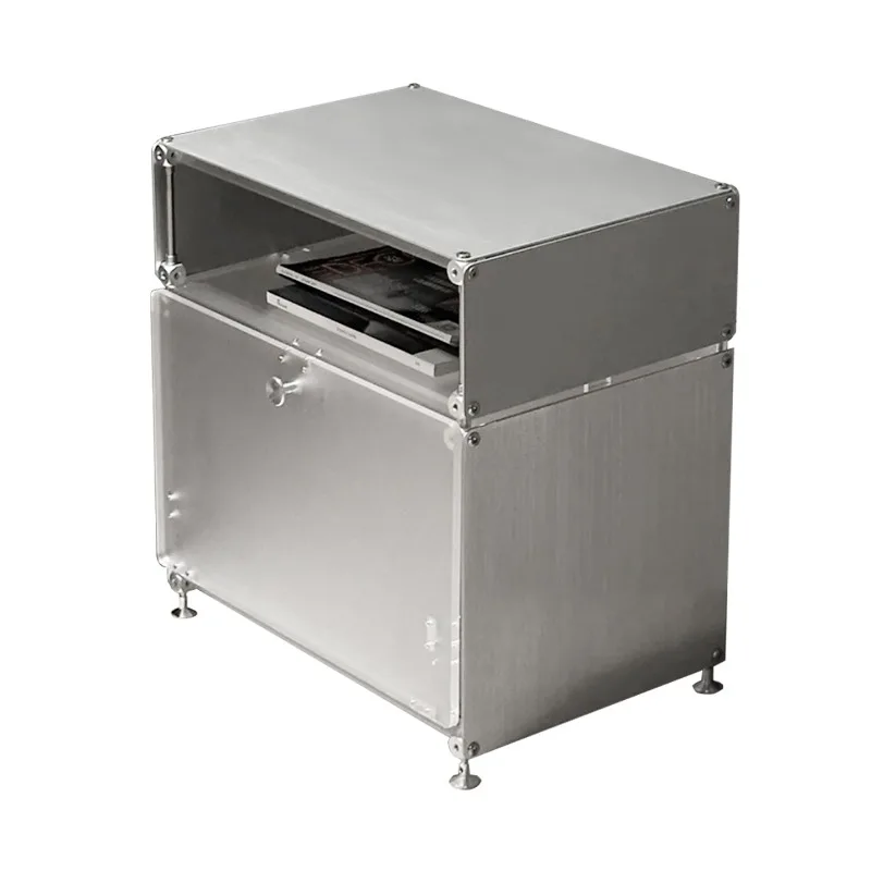 light luxury bedroom bedside table, acrylic living room sofa side cabinet, minimalist storage magazine cabinet