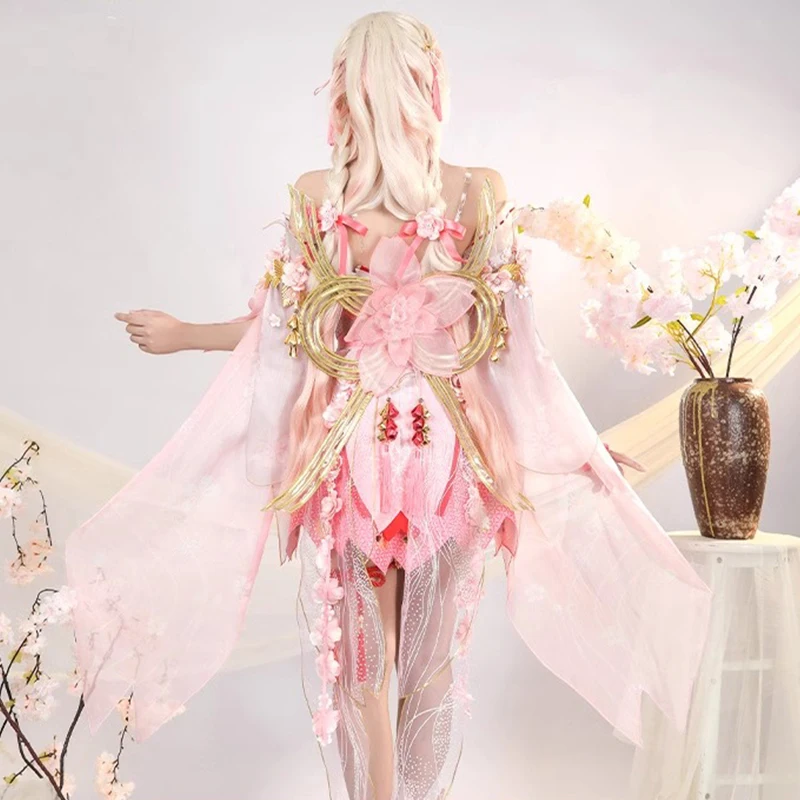 Naraka: Bladepoint أزياء تنكرية فستان Hutao الجوز الكرز سحابة آلهة تأثيري أنيمي زي الجوز الأحمر الجلد لعبة زي