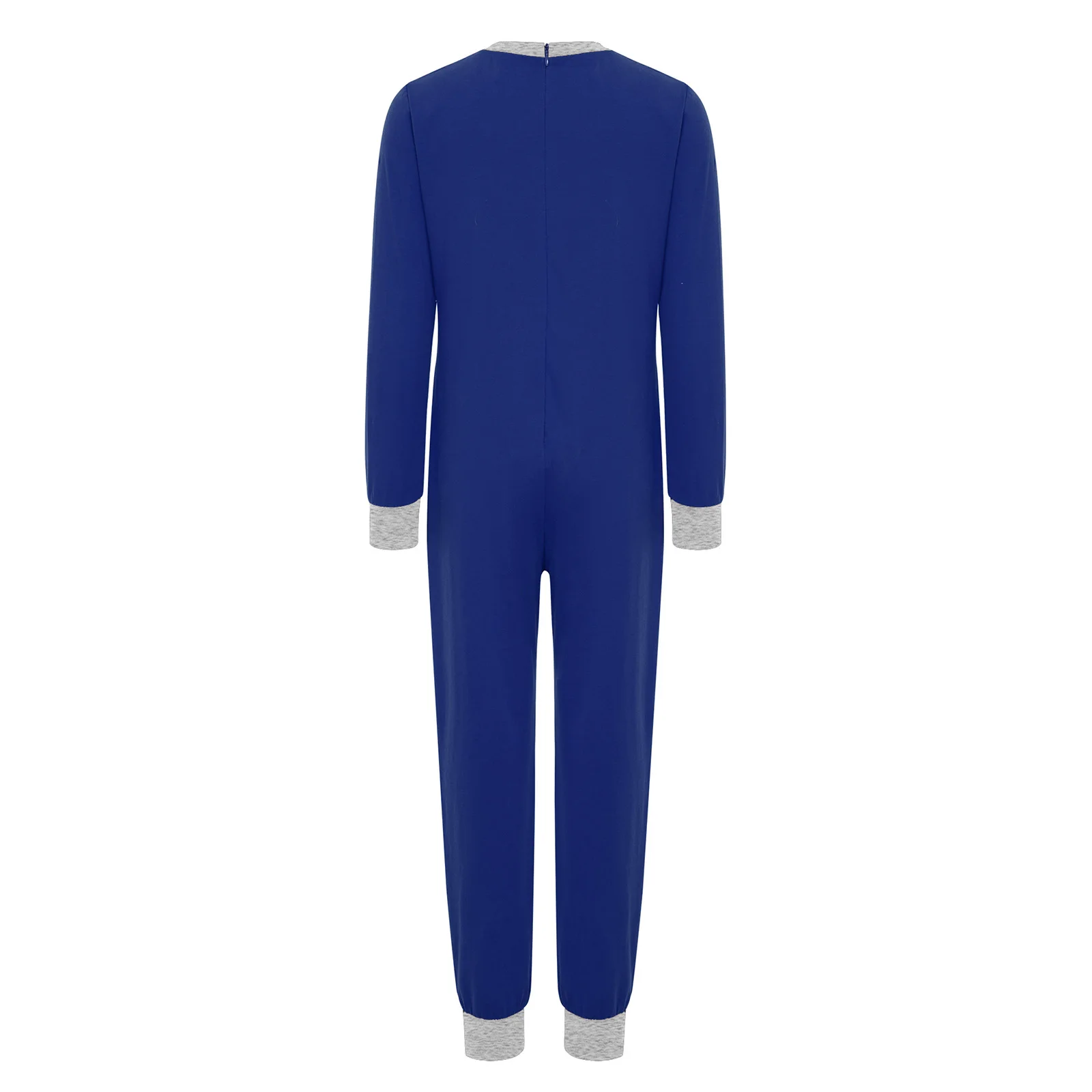 Kids Boys Girls Special Needs Rompers Adaptive Clothing Long Sleeve Anti-Strip Back Invisible Zipper Jumpsuit Full Body Homewear