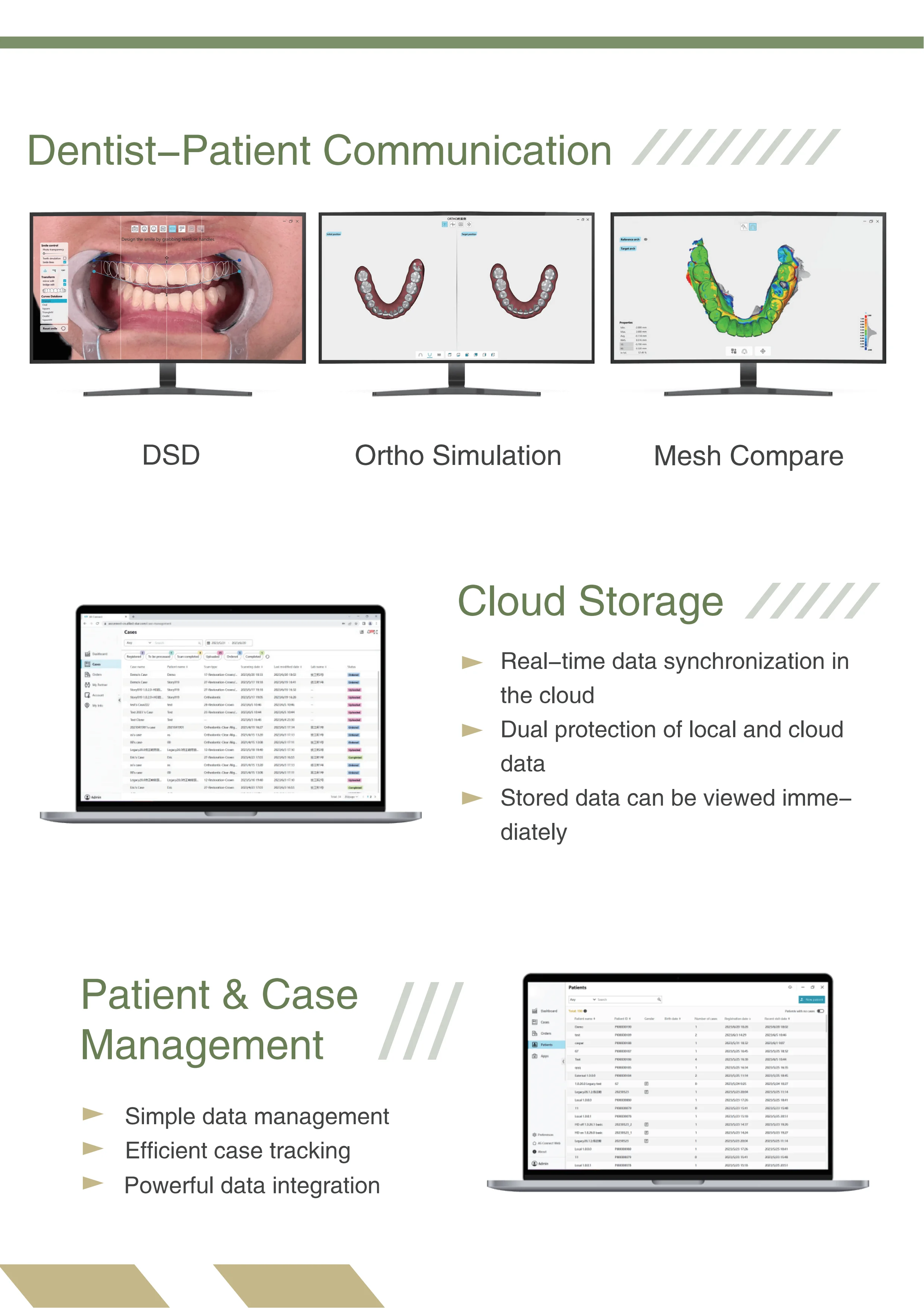 CE Approved DDS500 7um Precision 3D Dental Intraoral Scanner Calibration Free with Ortho Simulation and Smile Design