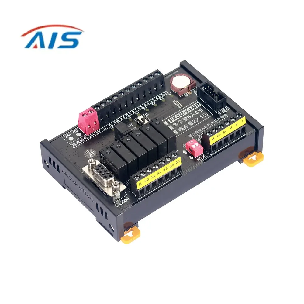 

FX3U-14MR Replace MELSEC PLC 2AI/1AO 8DI/6DO MODBUS Analog Output Input Relay Type For Mitsubishi