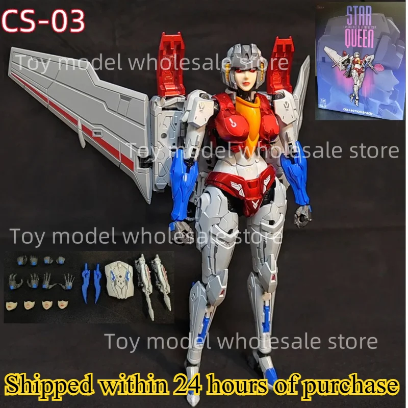 

In Stock Transformation Collection Space CS-03 CS03 Starscream Star Queen Action Figure with Box