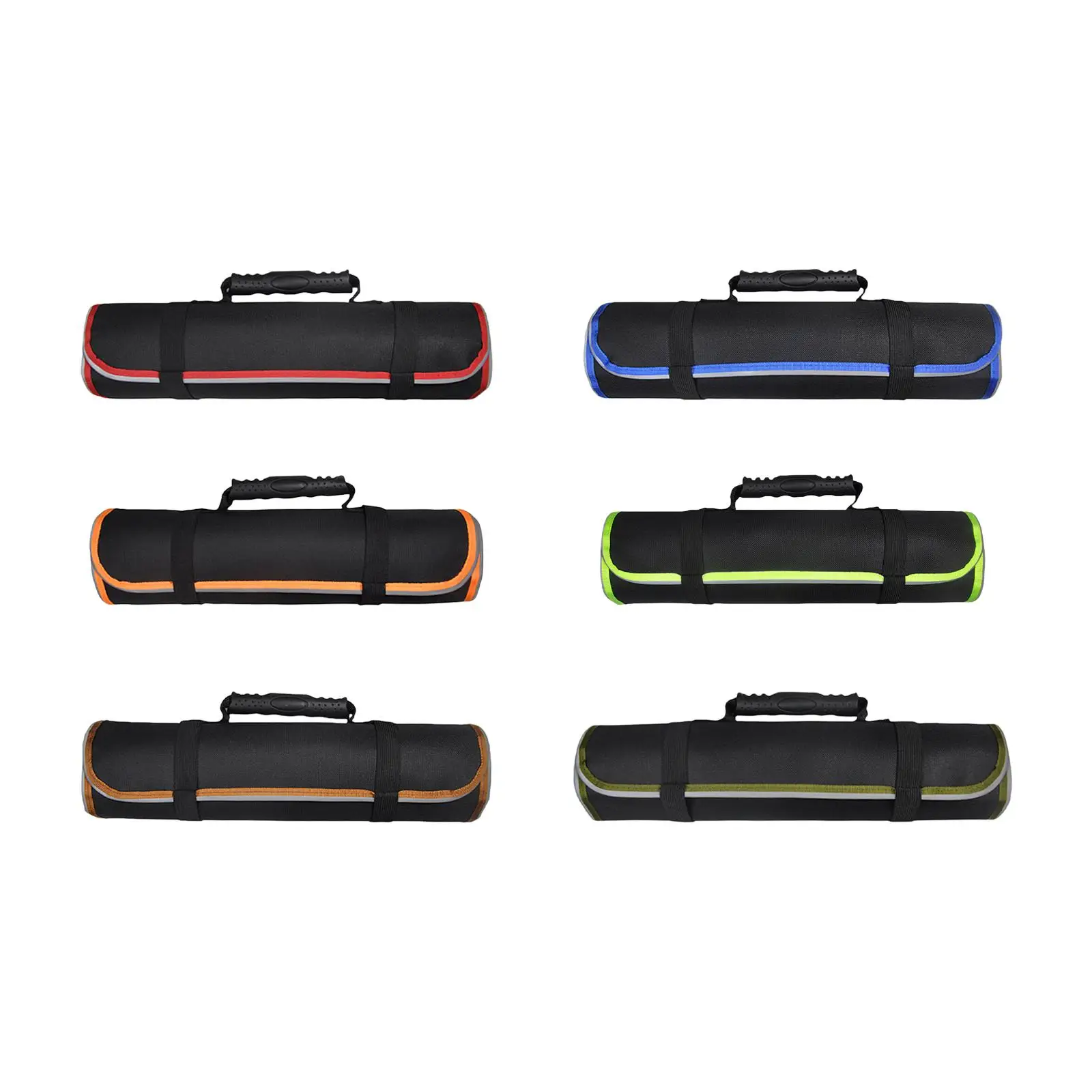 Borsa Organizer per riporre gli attrezzi arrotolabile con bordo riflettente per meccanico