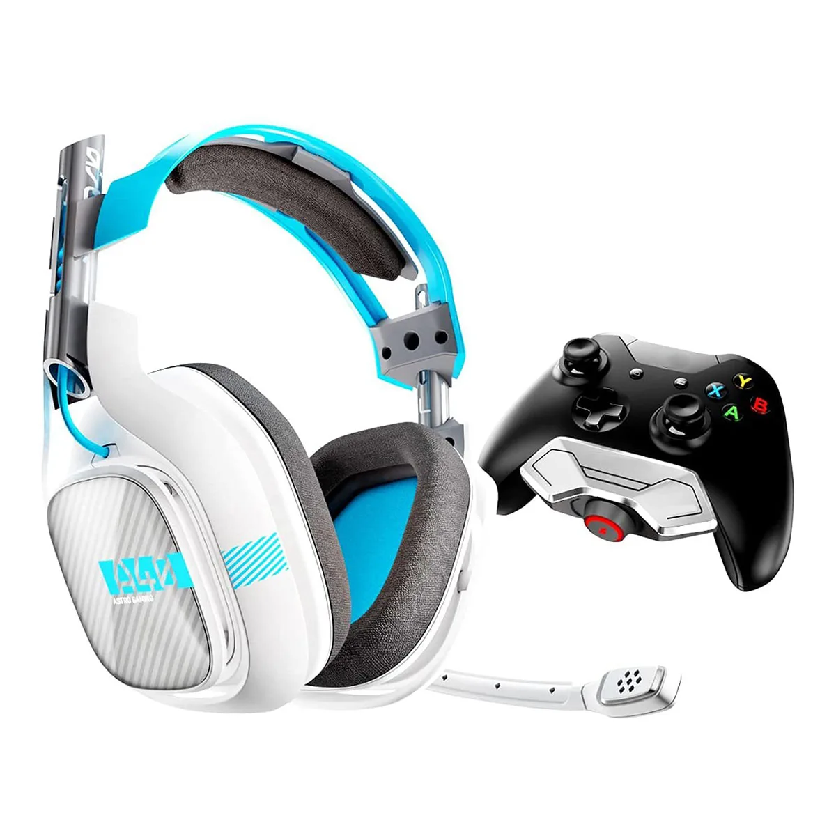 ميكروفون بديل لسماعات الرأس للألعاب لسماعات Logitech ASTRO A40 باللون الأسود