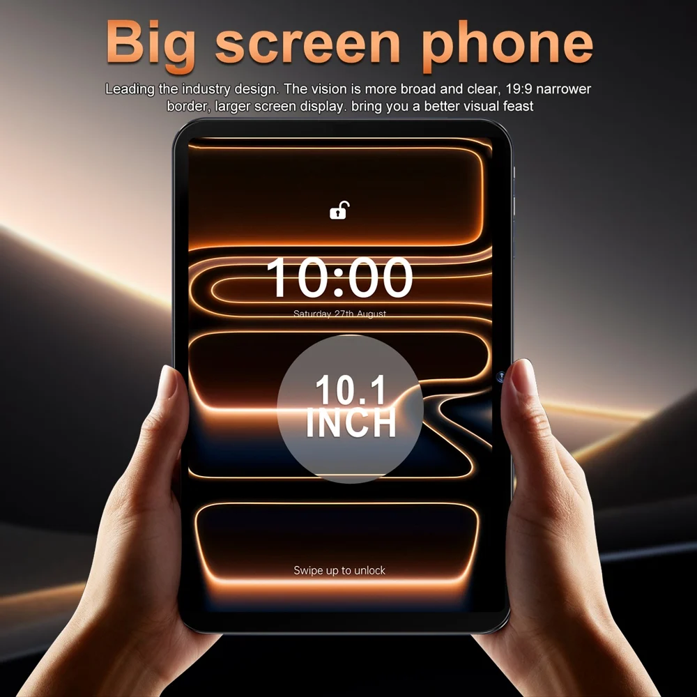 CHOTOG NEW Pad 7s Pro Tablet 10.1 Inch Android 15 Tablets 16+32MP Camera 22GB+2TB 10000mAh Battery Face Unlocked Wifi GPS Tab PC For Children's Kids Gifts