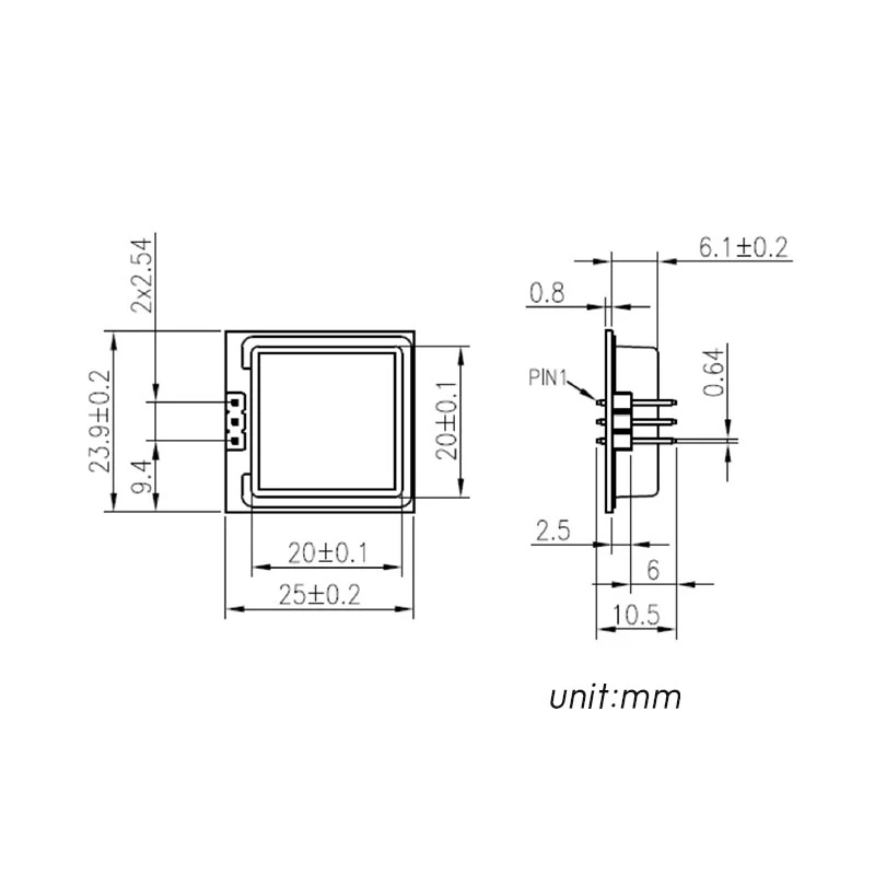 Sensor Module Microwave Human Body Induction Module 24G 24GHZ CDM324 Induction Switch Sensor Module for Arduino