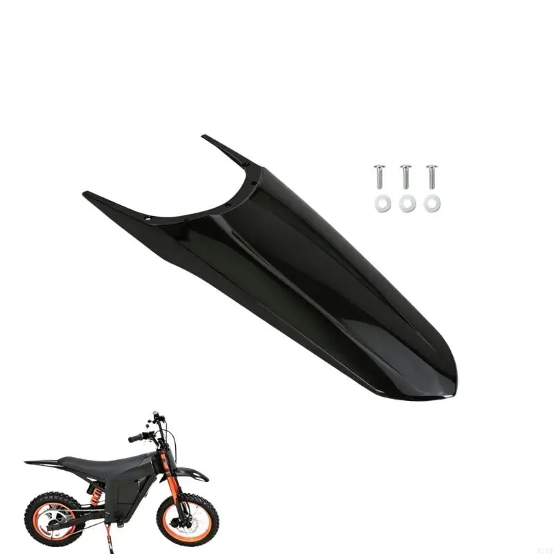 M76E Elektro-Dirtbike-Hinterradschutz, Schwarzes ABS-Schutzblech mit Formteil und Befestigungsmaterial für Tuttio 01 E-Bike – Detail 5