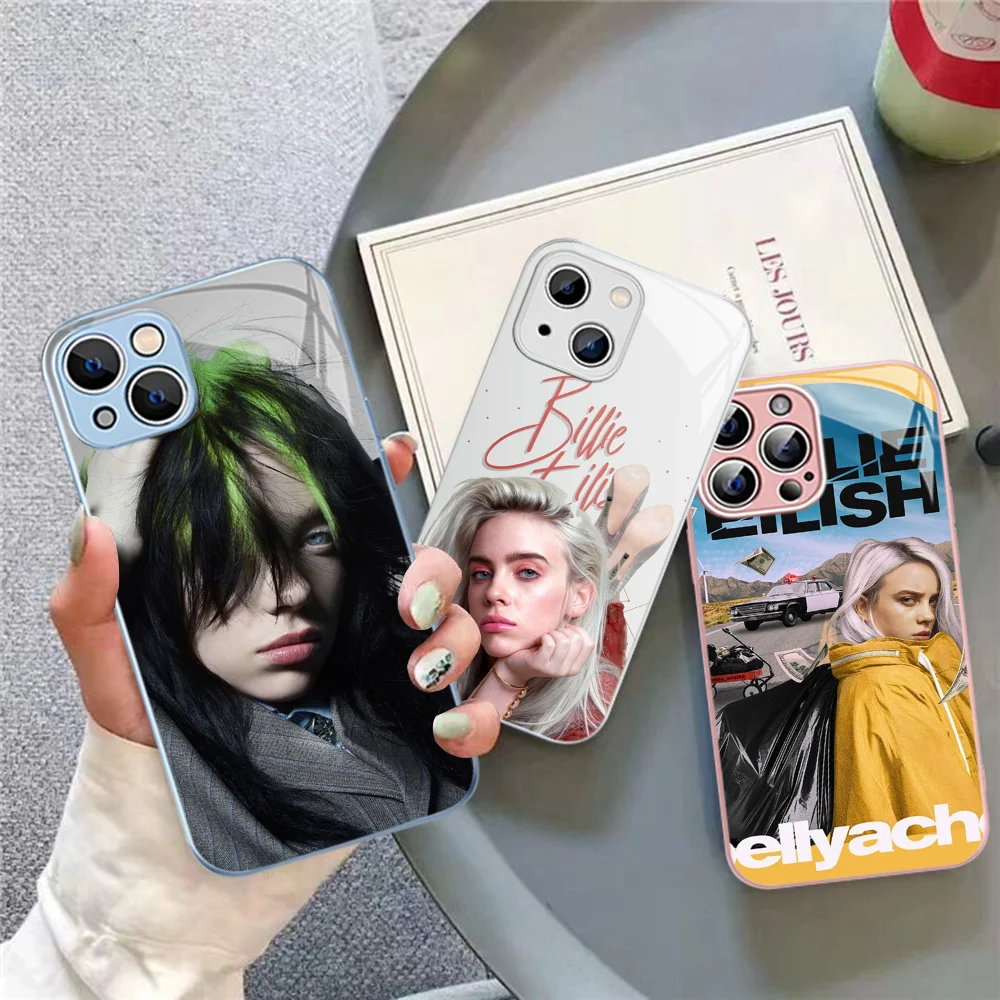 B-Billie No Time To Die Phone Case For iPhone 14 13 12 Mini 11 Pro XS Max X XR 14 Plus Tempered Glass Cover