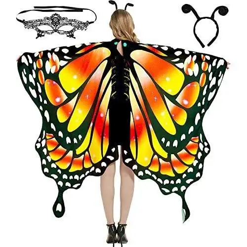 Halloween Cape Kostüm Adient Damen Faion Trendige Bühnenaufführung Traditionelle chinesische ethnische Kleidung