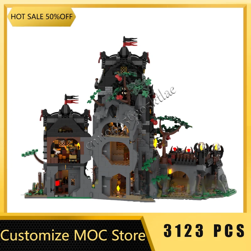 نموذج جديد 3123 قطعة تخصيص MOC الإبداعية وولف كينغ لير بناء نموذج اللبنات مجموعات تجميع الطوب لعب الاطفال الهدايا