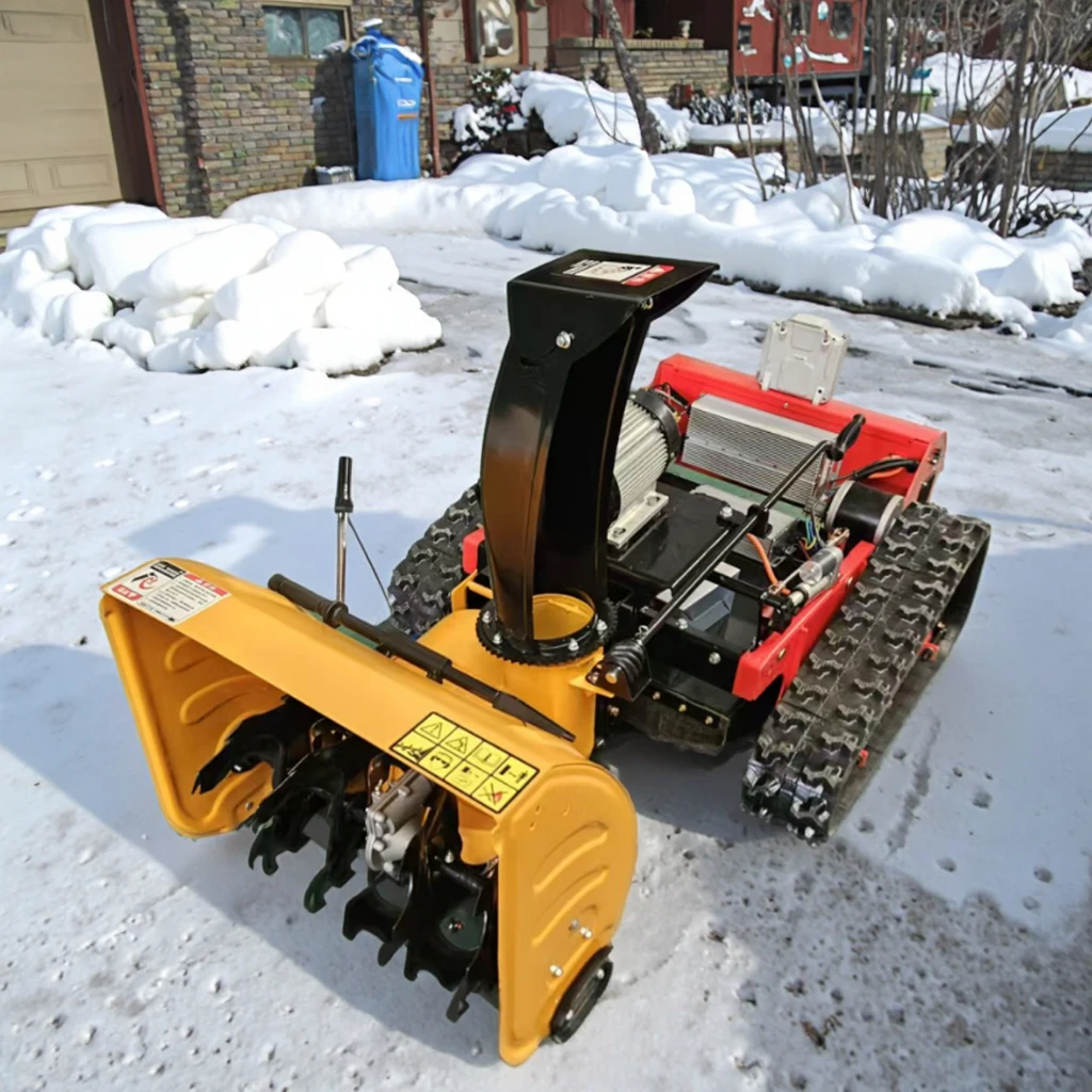 

Высококачественный мини-робот-газонокосилка HT550 с дистанционным управлением, снегоуборщик, подметальная машина, гусеничная газонокосилка, косилка для травы с лезвием