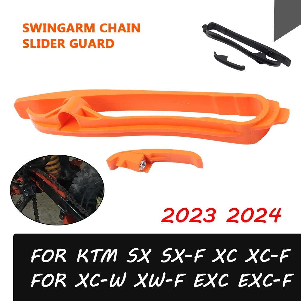 For KTM SX SXF XC XCF XC-W XW-F EXC EXC-F 125 150 250 300 350 450 500 2023 2024 Accessories Swingarm Guide Chain Slider Sliding