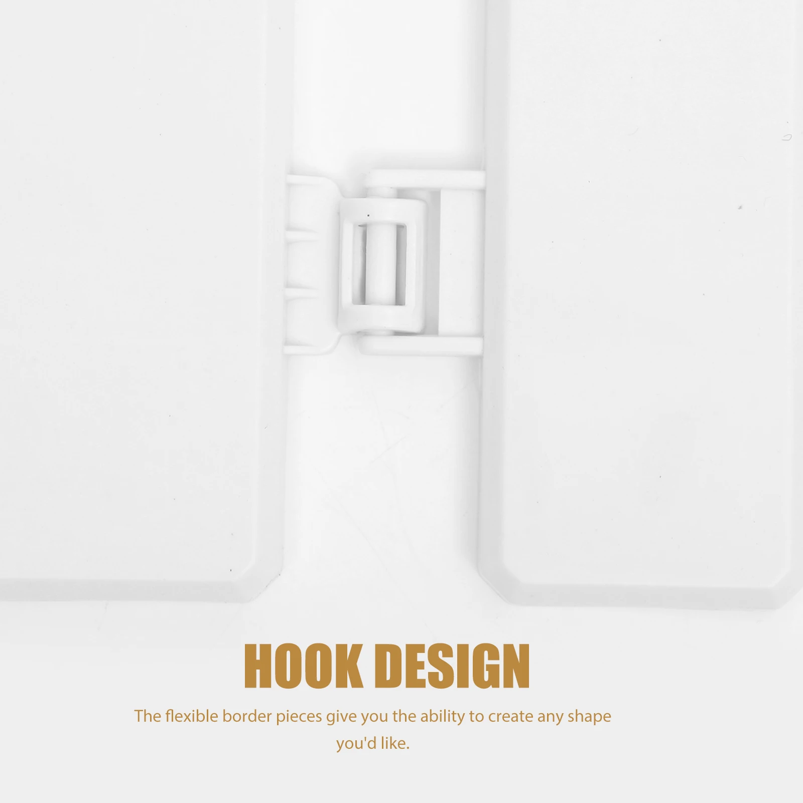 

5pcs PVC Fence Garden Enclosure Decorative Picket Fence for Christmas Trees Lawn Crawl Toddler Holiday Displays