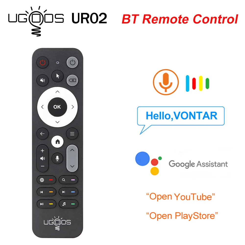 Original UGOOS UR02 UR01 BT Voice Remote Control Gyroscope Replacement For Ugoos AM8 PRO AM6B AM6 PLUS X4 X4Q Cube Pro Extra