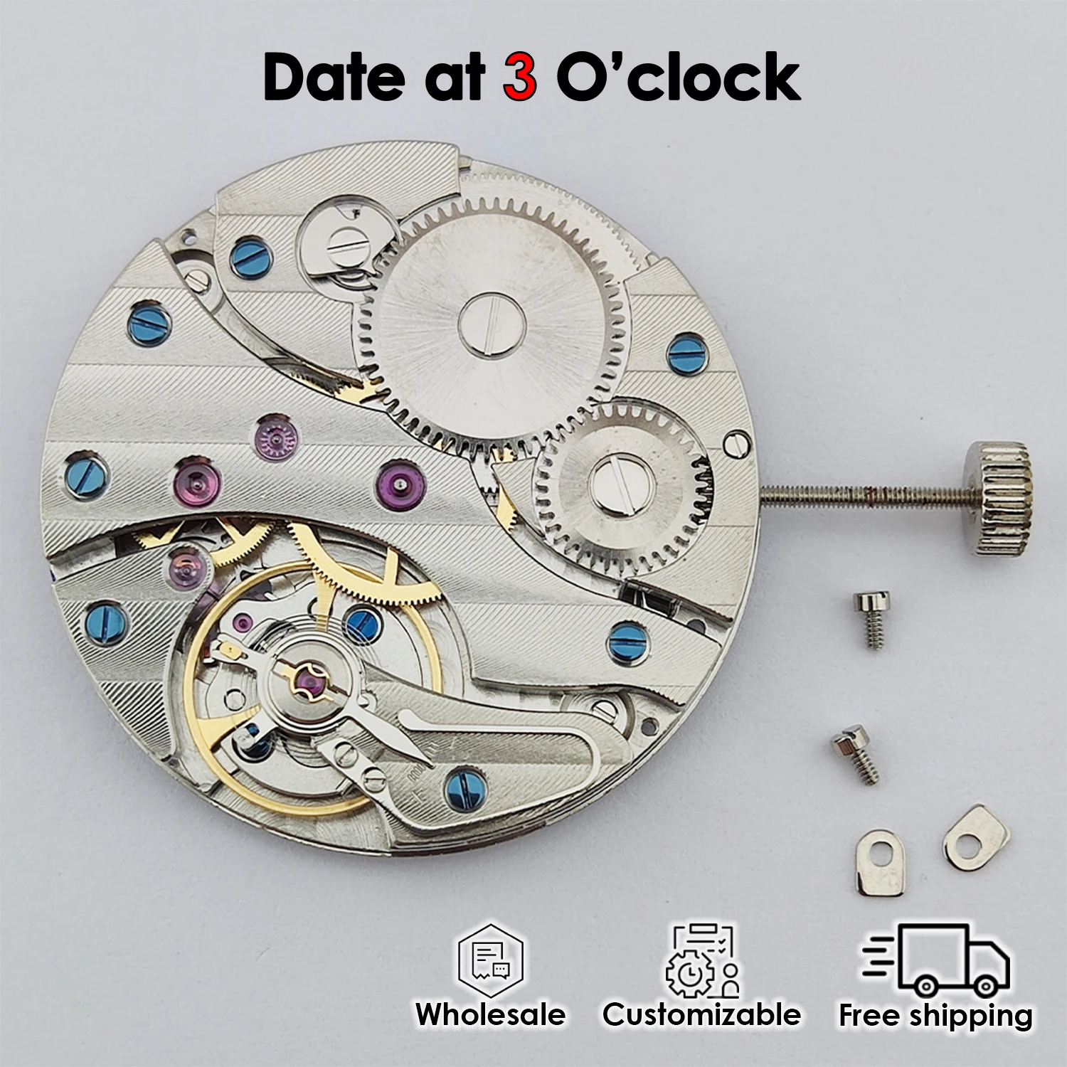 Movimento ST3601 Carica manuale Parti dell'orologio 29 gioielli Assemblaggio gratuito Accessorio di rimontaggio di alta qualità Intera vendita Cina Originale