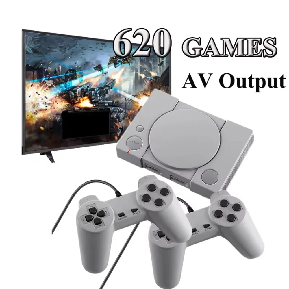 Mini Game Station 8 Bit TV Video Game Console Built in 620 Classic Games USB Wired Controller Support AV Output Retro Console