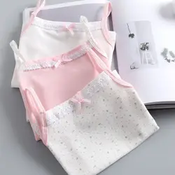 2023 Women's Treasure Fragmented Flower Children's Clothing Girls' Tank Top Class A Pure Cotton Children's Sling Baby Underwear