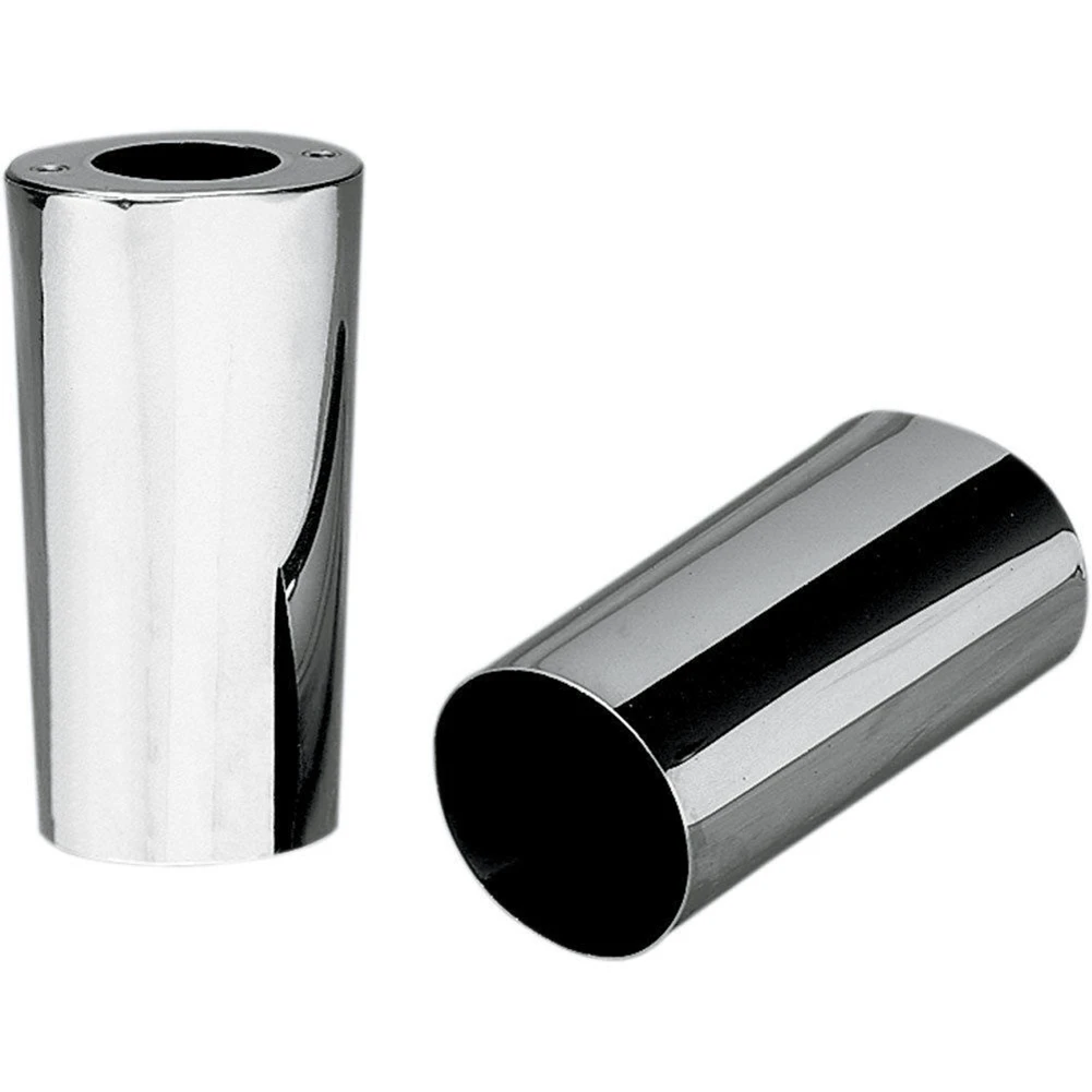 AMEXIAOXU 1 Pair Chrome Fork Slider Cover Fork Slider Cover Accessories For 1984-2013- Touring Street Tour Glide