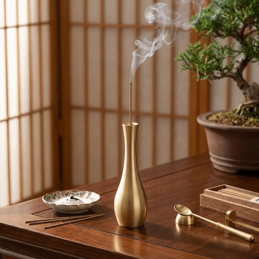 9 Holes Incense Holder Vintage Compact Incense Burner Ornament Versatile Fragrance Incense Stick Plate Study Office