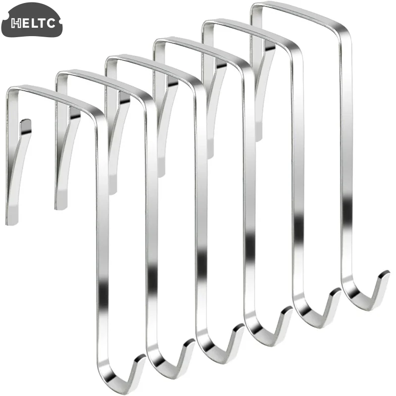 5-piece Set Of Behind-the-door Storage Hooks, Punch-free Hooks For Bathroom And Kitchen Towel And Hat Hanging Storage Racks