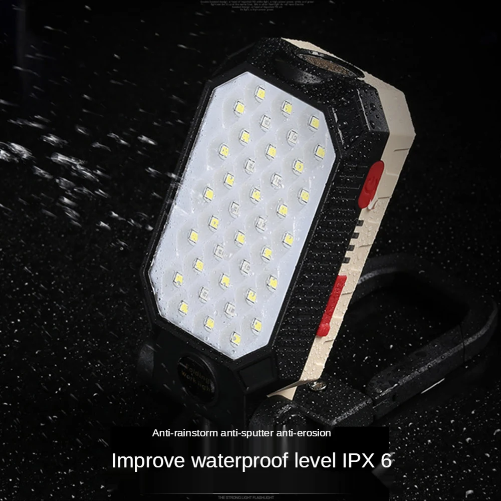 Super Bright COB LED Work Light USB Rechargeable Work Lamp Auto Repair Light Emergency Light Waterproof Camping Light