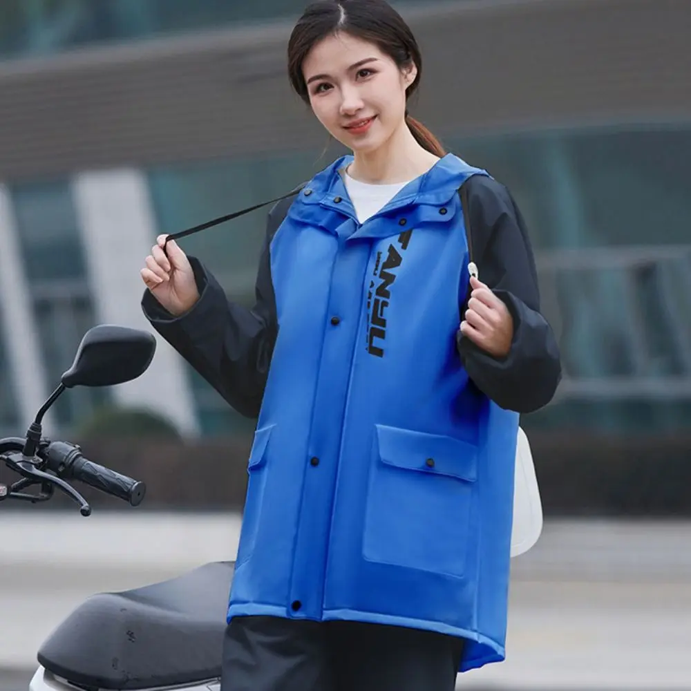 

Rain Pants Suit Thickened Raincoat Rain Pants Set Stylish Fashion Motorcycle Raincoat Unisex Style Rainproof Ensemble on Foot