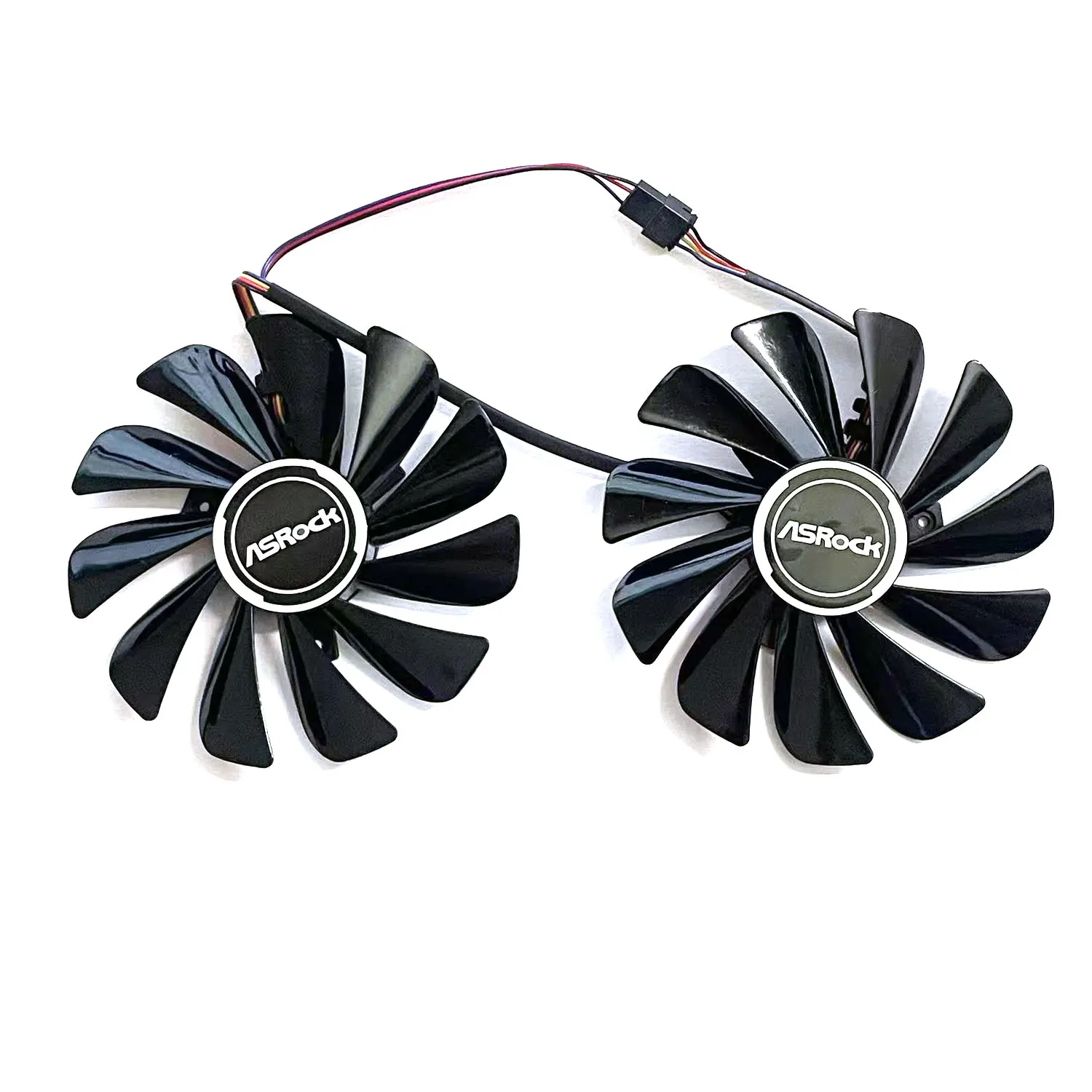 Brand new DIY replacement fan 95MM 4PIN CF1010U12S for ASROCK Radeon RX7600 8GB Challenger OC graphics card