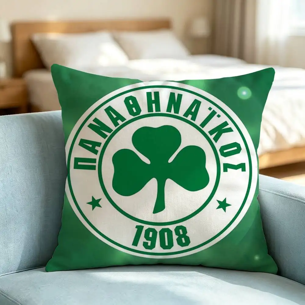 Art Panathinaikos A-Athens-PA  Square Double-Sided printed Pillow Case Bedroom Bedside Pillow Sofa Cushion Cover Gift