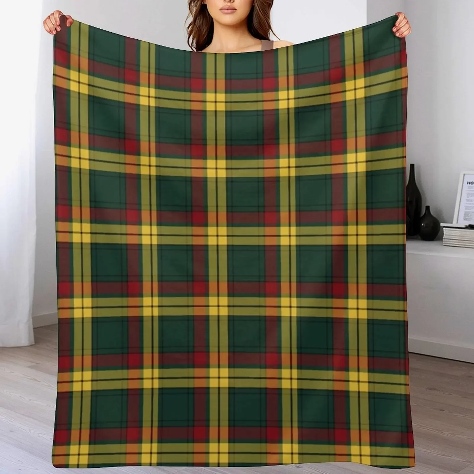 

Clan MacMillan Tartan Throw Blanket Quilt For Decorative Sofa funny gift Decorative Sofas Blankets
