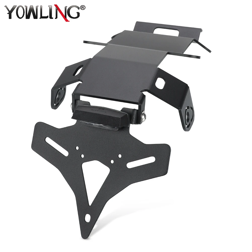 

Motorcycle License Plate Holder Number Parts Tail Tidy With LED Light FOR YAMAHA XSR700 / XTribute 2015-2016-2017-2023-2024-2025