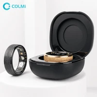 COLMI R10 Anillo inteligente con estuche de carga para hombres y mujeres, monitor de salud y sueño, resistente al agua hasta 5 ATM, modo multideporte